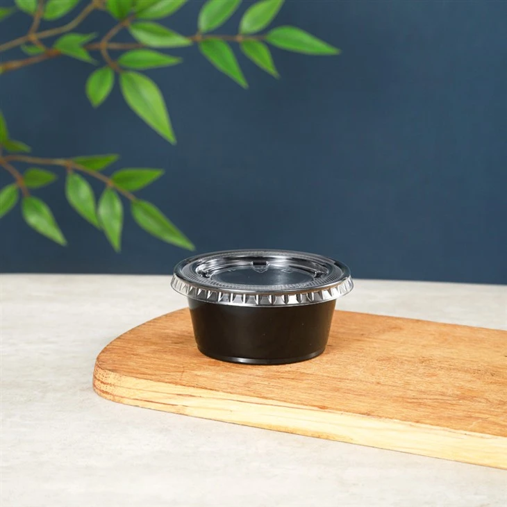 Diposable Plastic Portion Cups With Lids
